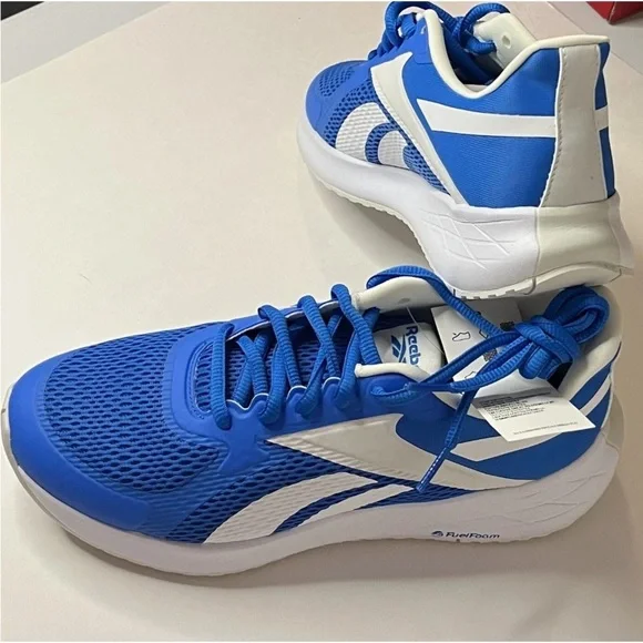 Reebok Blue and White Women Sneakers Sleek - Picture 6 of 7